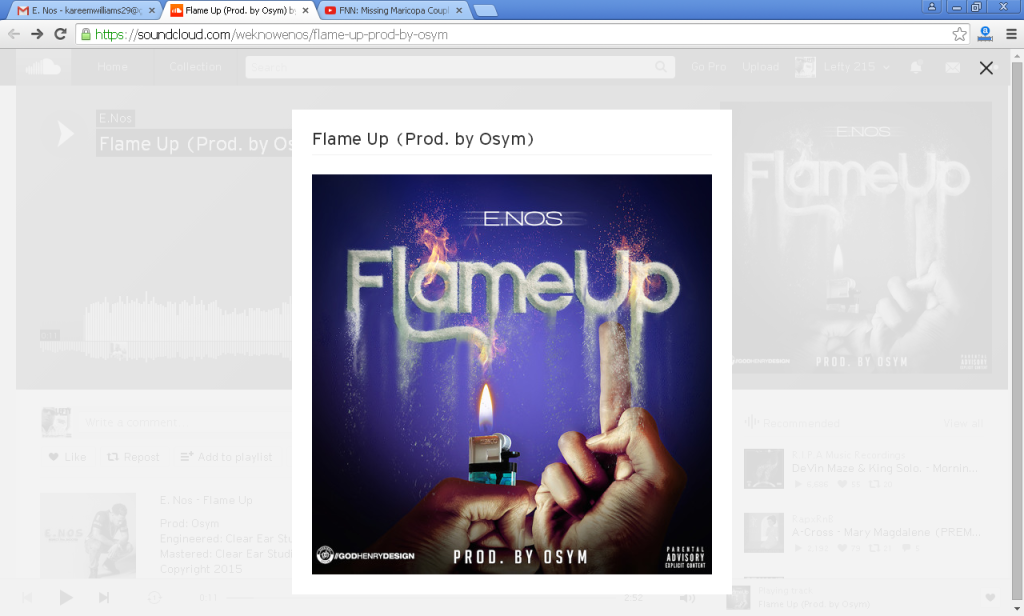 Track: E Nos - Flame Up Produced By Osym