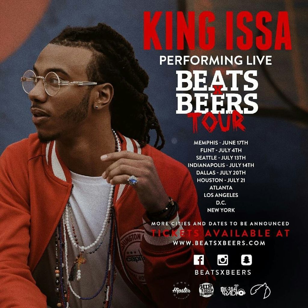 Issa Will Be Hitting The Road For The “Beats x Beers” Tour | @ISSAIAM